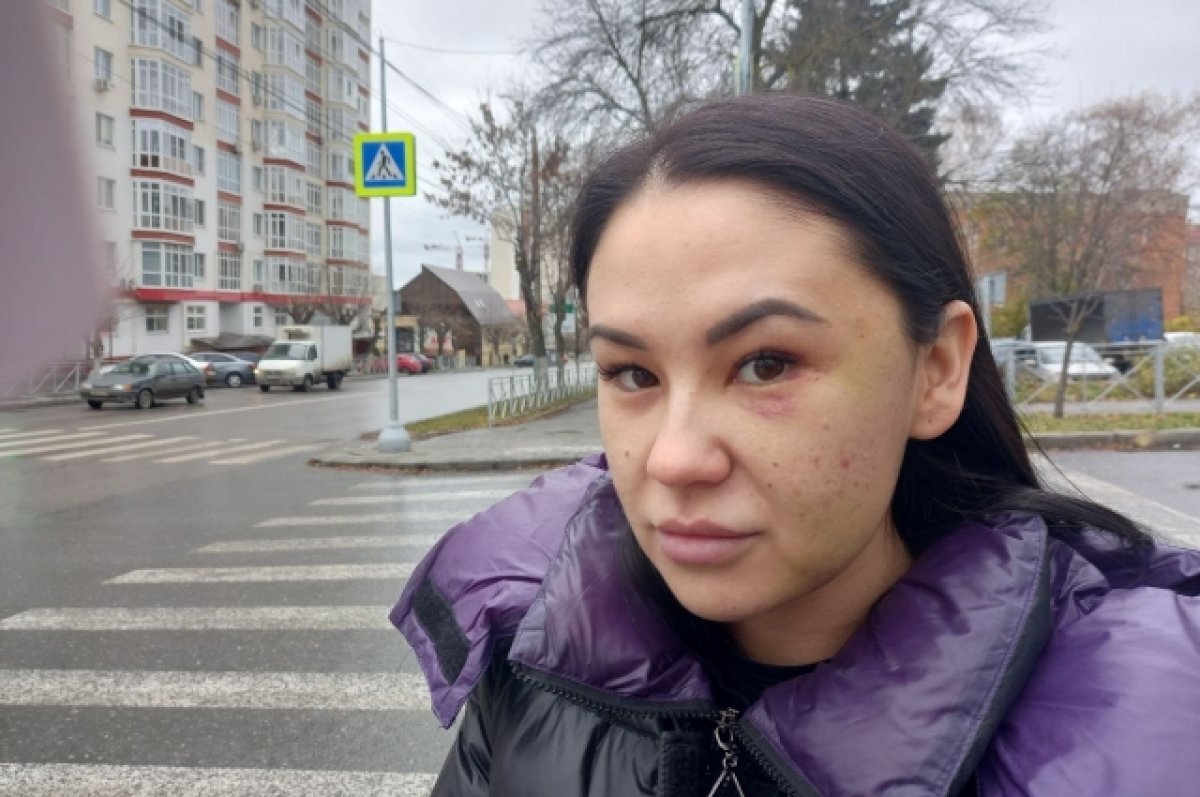    Сабина Никитина утверждает: её ударили на перекрёстке улиц Куйбышева и Чкалова.