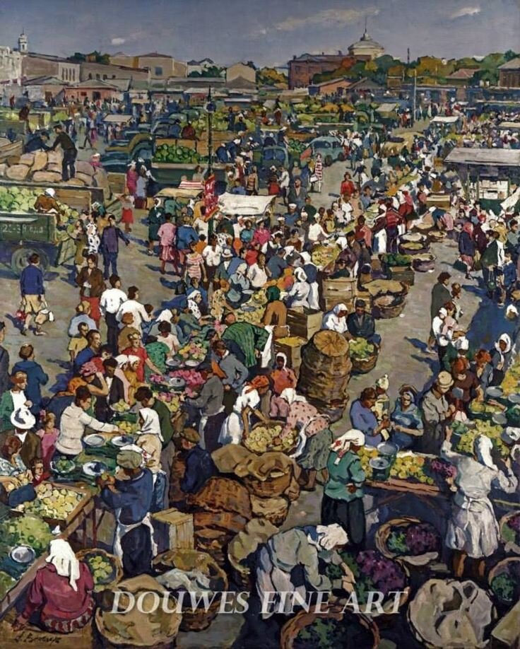 фото из интернета. Базар-муравейник.