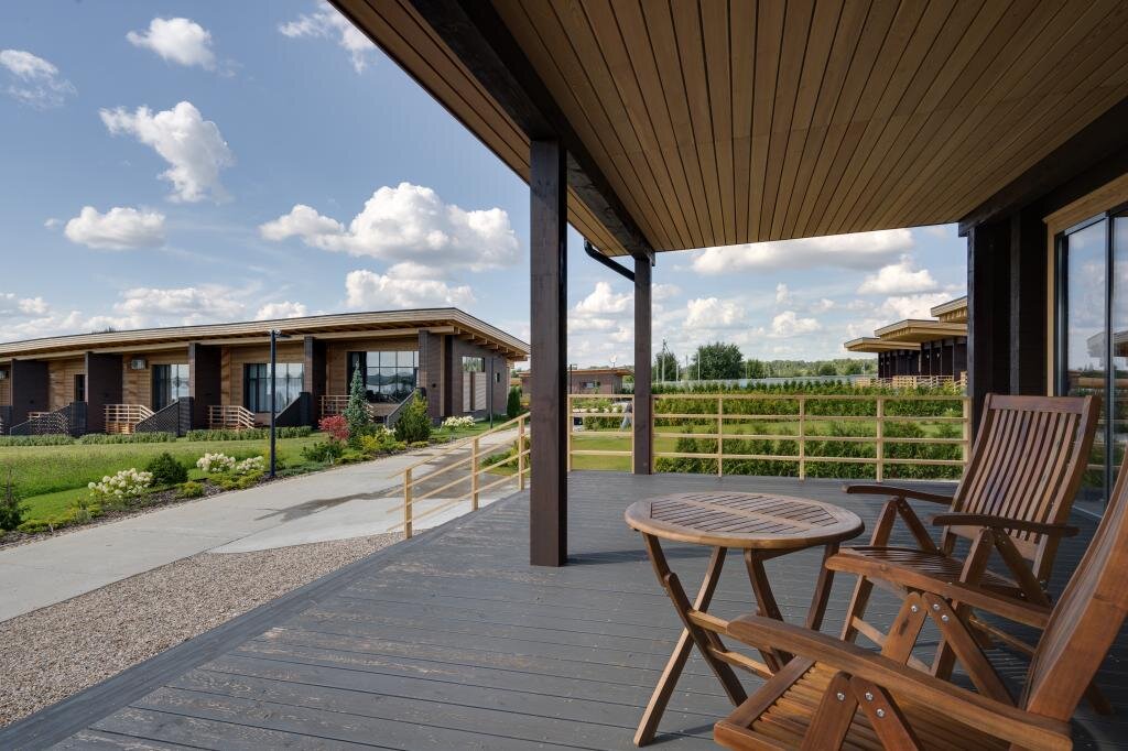 «Усадьба Зеехоф» — современный бутик-отель на берегу реки.