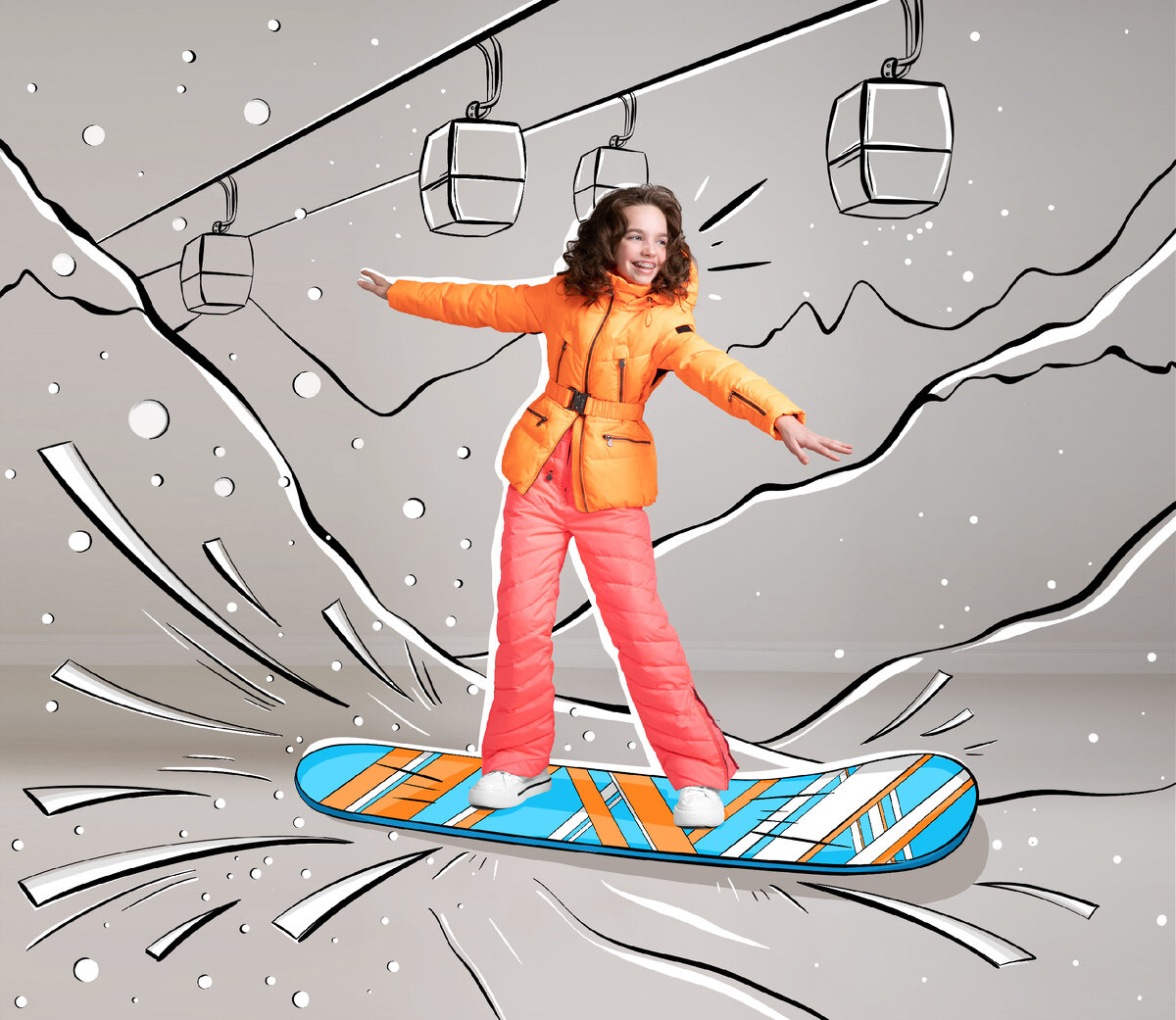 На гребне снежной лавины 