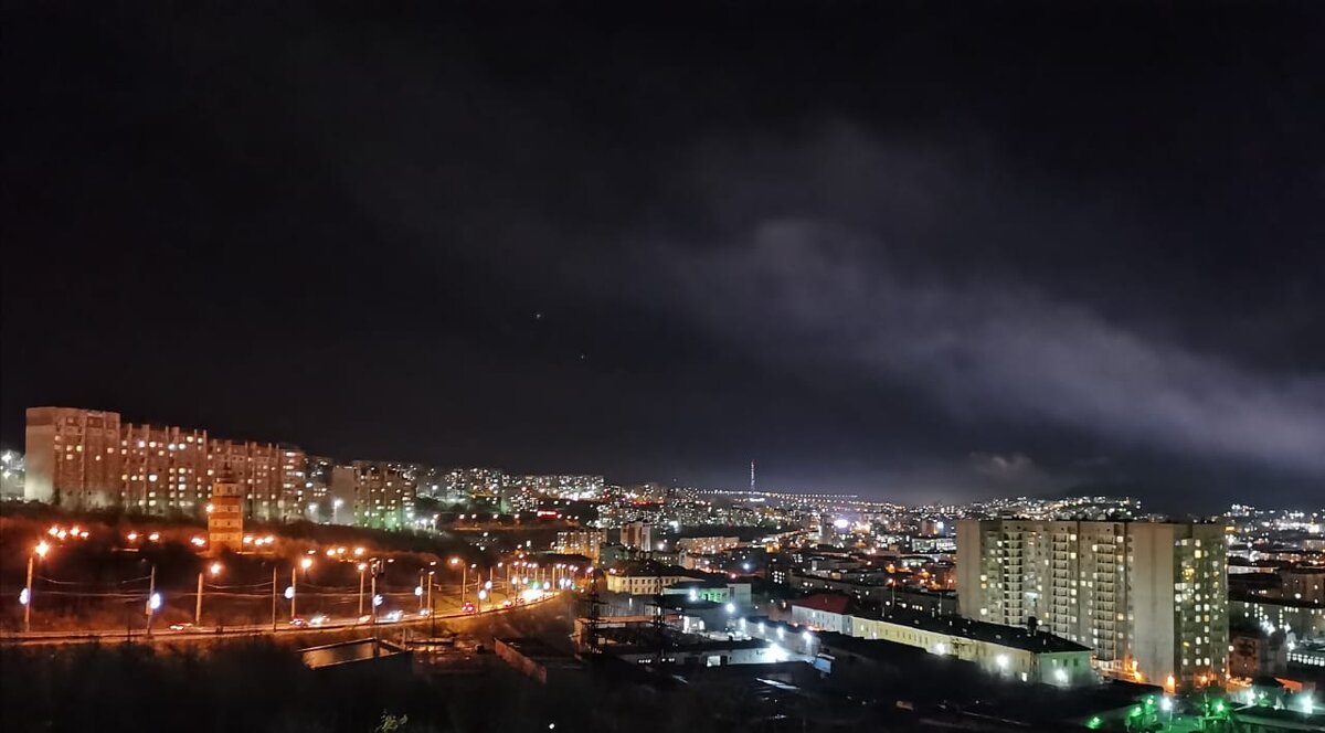 Полярная ночь в мурманске фото
