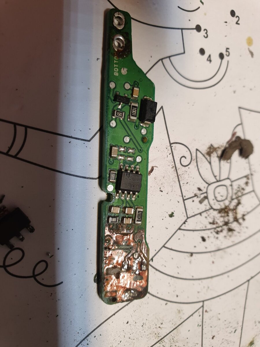 Вот такая печаль произошла с платой БМВ