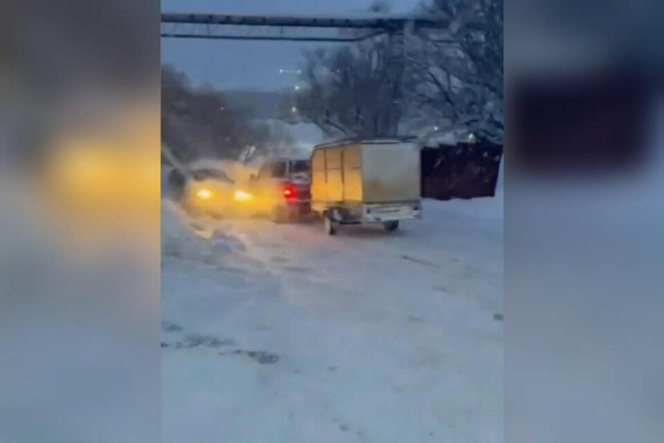     Участниками ДТП были водители 14 автомобилей. Фото: соцсети.
