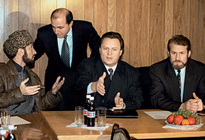 Боря на переговорах 