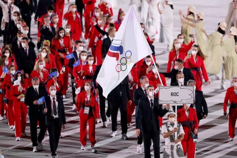Флаг россии на олимпиаде 2024. Российские спортсмены на Олимпиаде 2024.