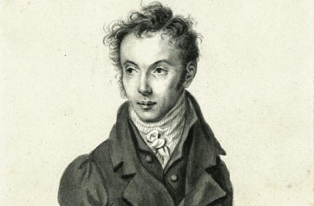 Портрет В. А. Жуковского, 1820 (худож. Александра Андреевна Воейкова)