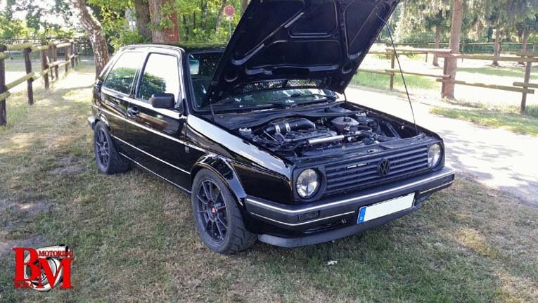 Кастомизированный VW Golf Mk2 1989 года, созданный немецким ателье Boba Motoring 