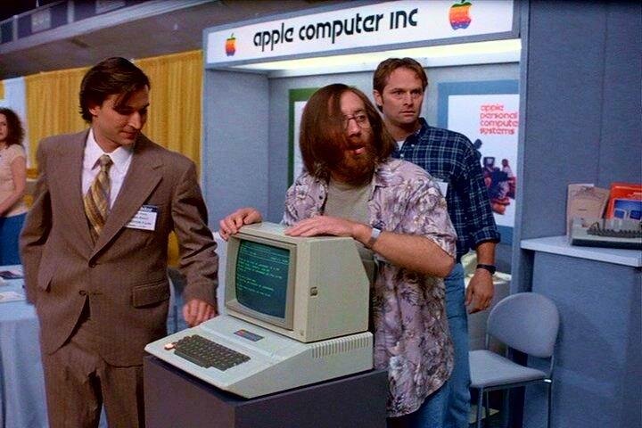 Кадр из фильма "Пираты силиконовой долины" #кино #фильмы