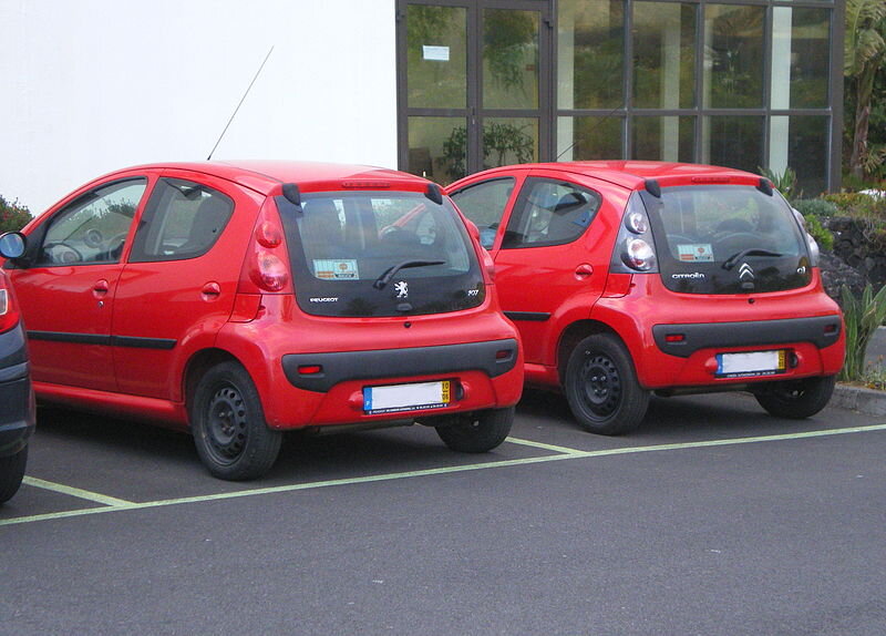 Citroën C1 и Peugeot 107