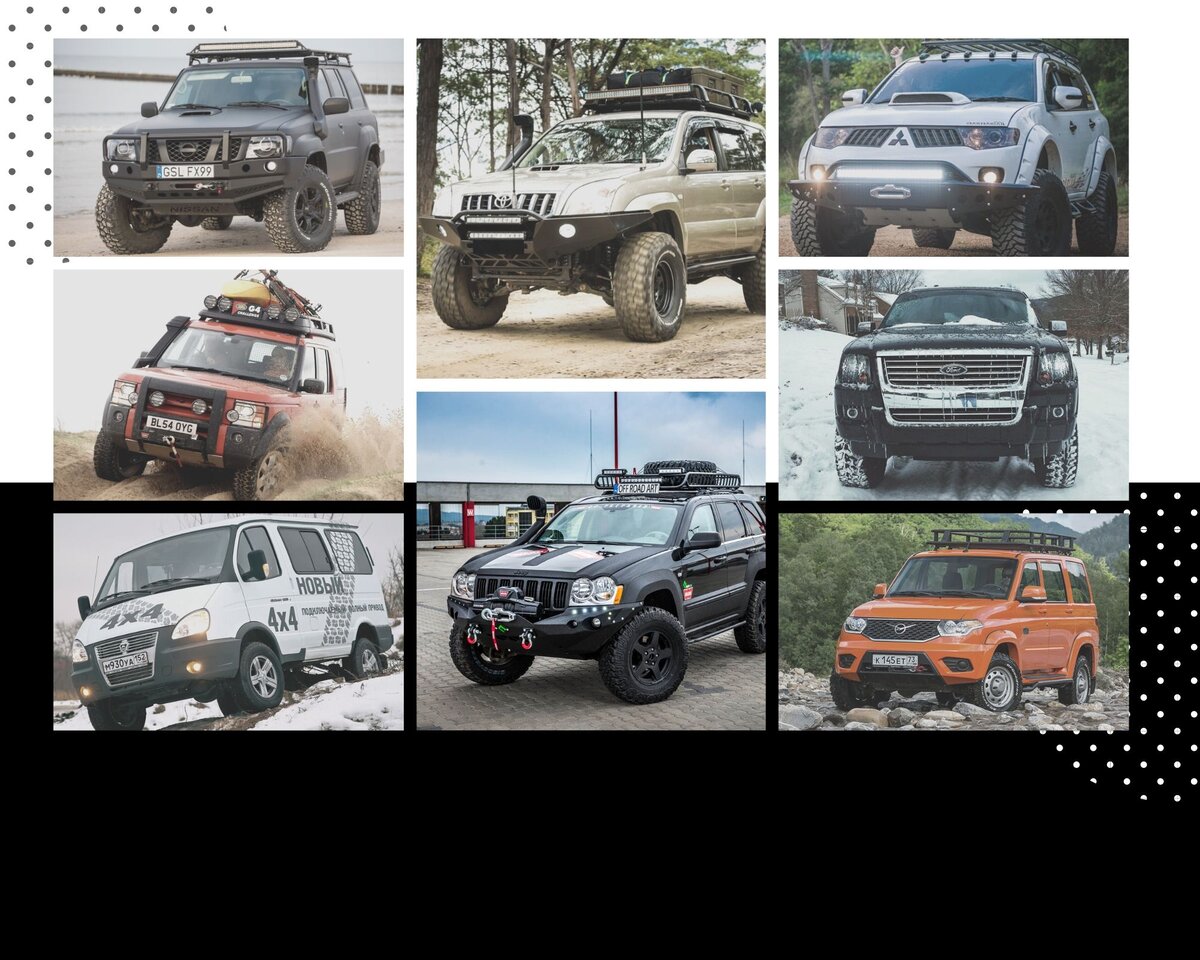 Выбираем внедорожник для авто путешествий 4х4 и преодоления бездорожья с семьёй