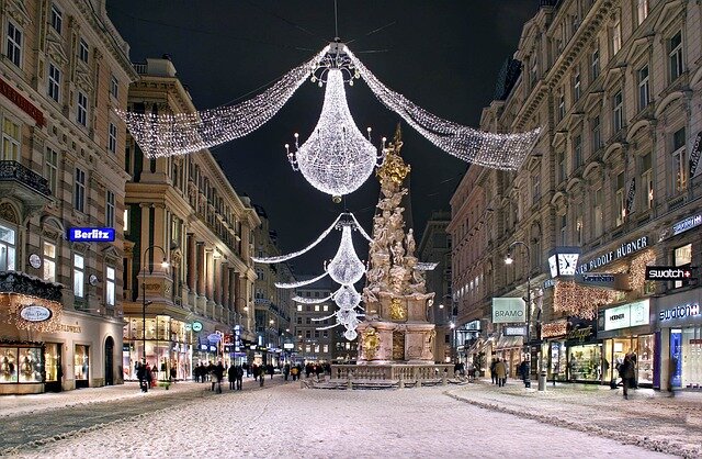 Фото с улиц рождественской Вены