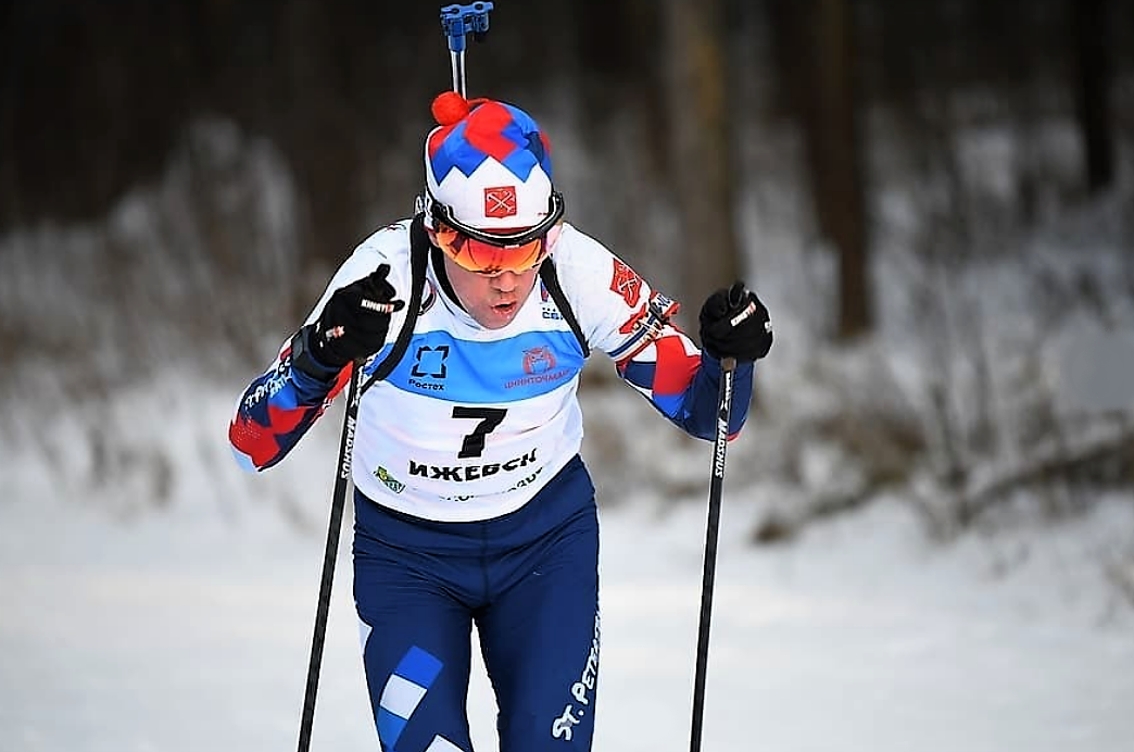 Алексей Слепов - 33-летний российский биатлонист, победитель спринта на "Ижевской винтовке" 2019.