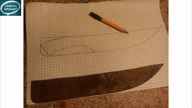 Шарнирный складной нож с секретом своими руками (+чертеж) | Пикабу