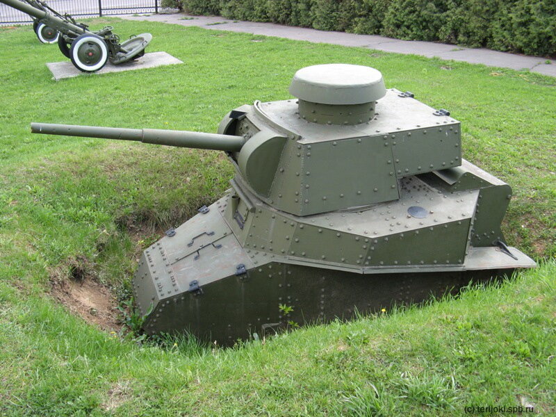 Т-18 как неподвижная огневая точка