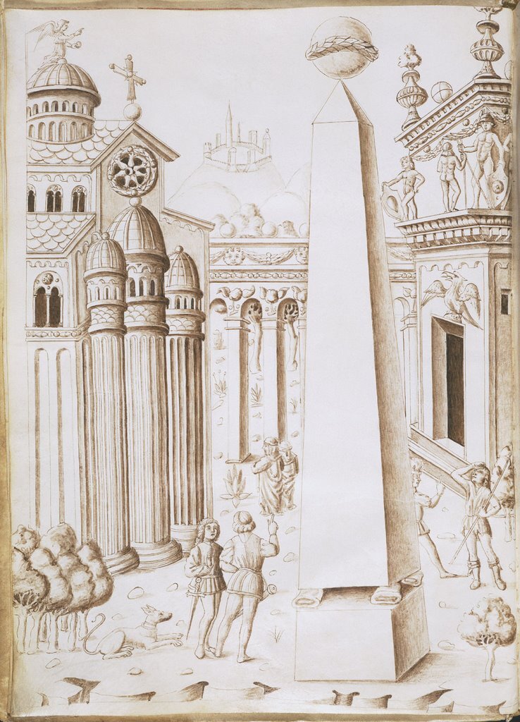 Ватиканский обелиск. Джованни Марканова 1471 -1473. Collectio Antiquitatum