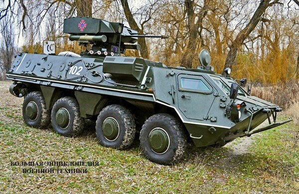 БТР-4А с боевым модулем «Гром»