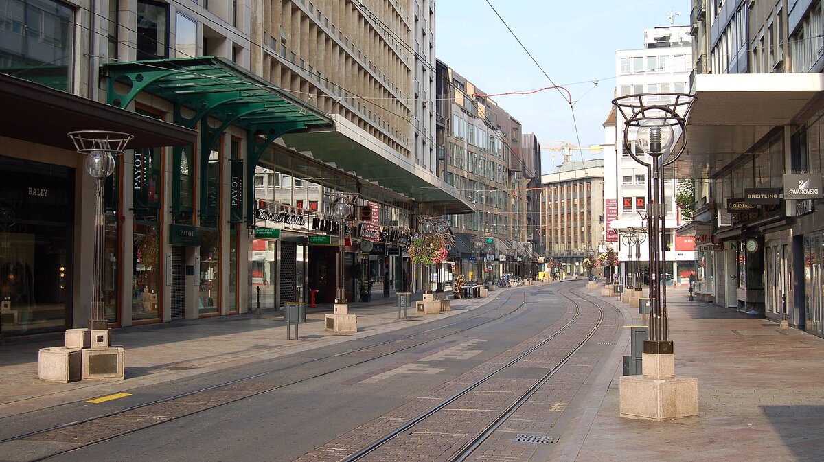 Улица Марше. Женева. Фото: Norbert Aepli