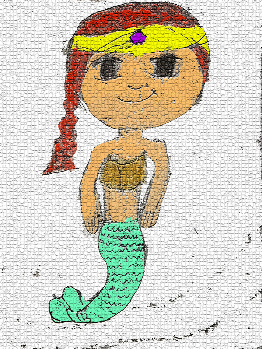 Она бы смотрелась в каком-нибудь Советском бассейне