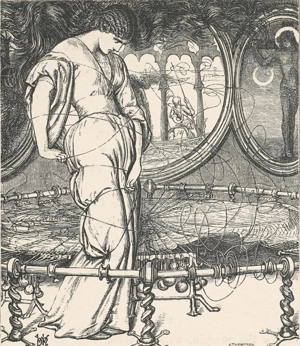 Уильям Холман Хант. Леди Шалотт. 1903. Метрополитен-музей, Нью-Йорк