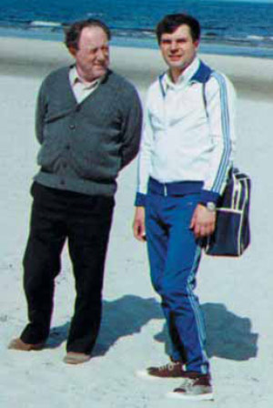 Н. Н. Моисеев и В. В. Александров. Юрмала, 1976 год. 