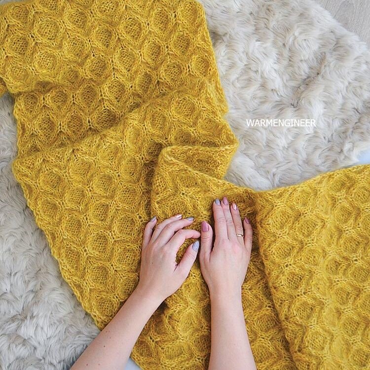 Шарф, выполненный с применением узора №1