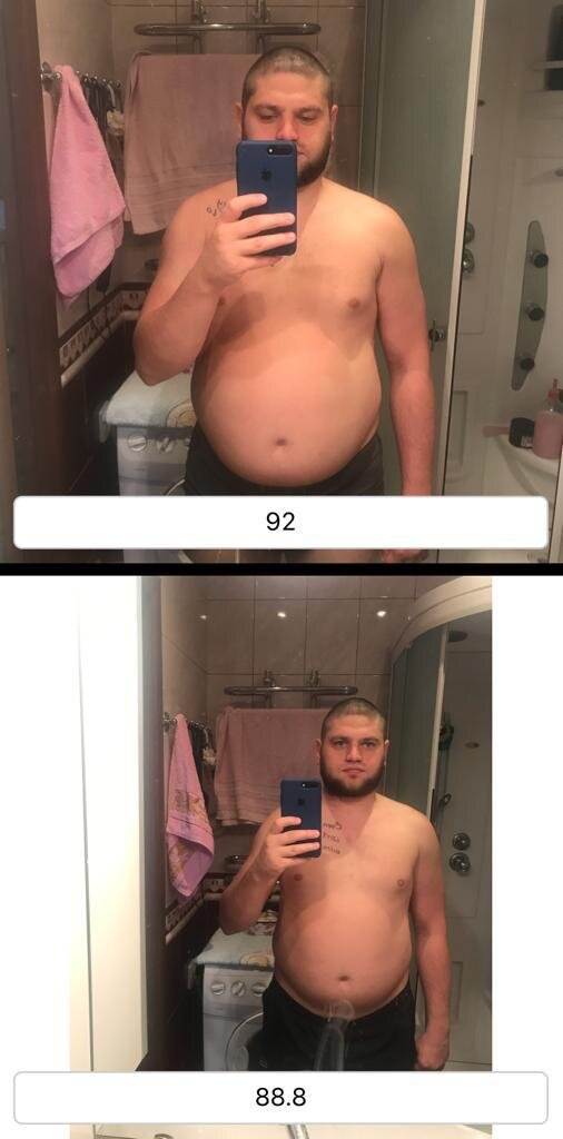 Живот стал подтягиваться, это первый хороший показатель. Перестал быть как желе 