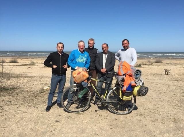 Берег Каспийского моря, Азербайджан. 2018 год. Фото автора