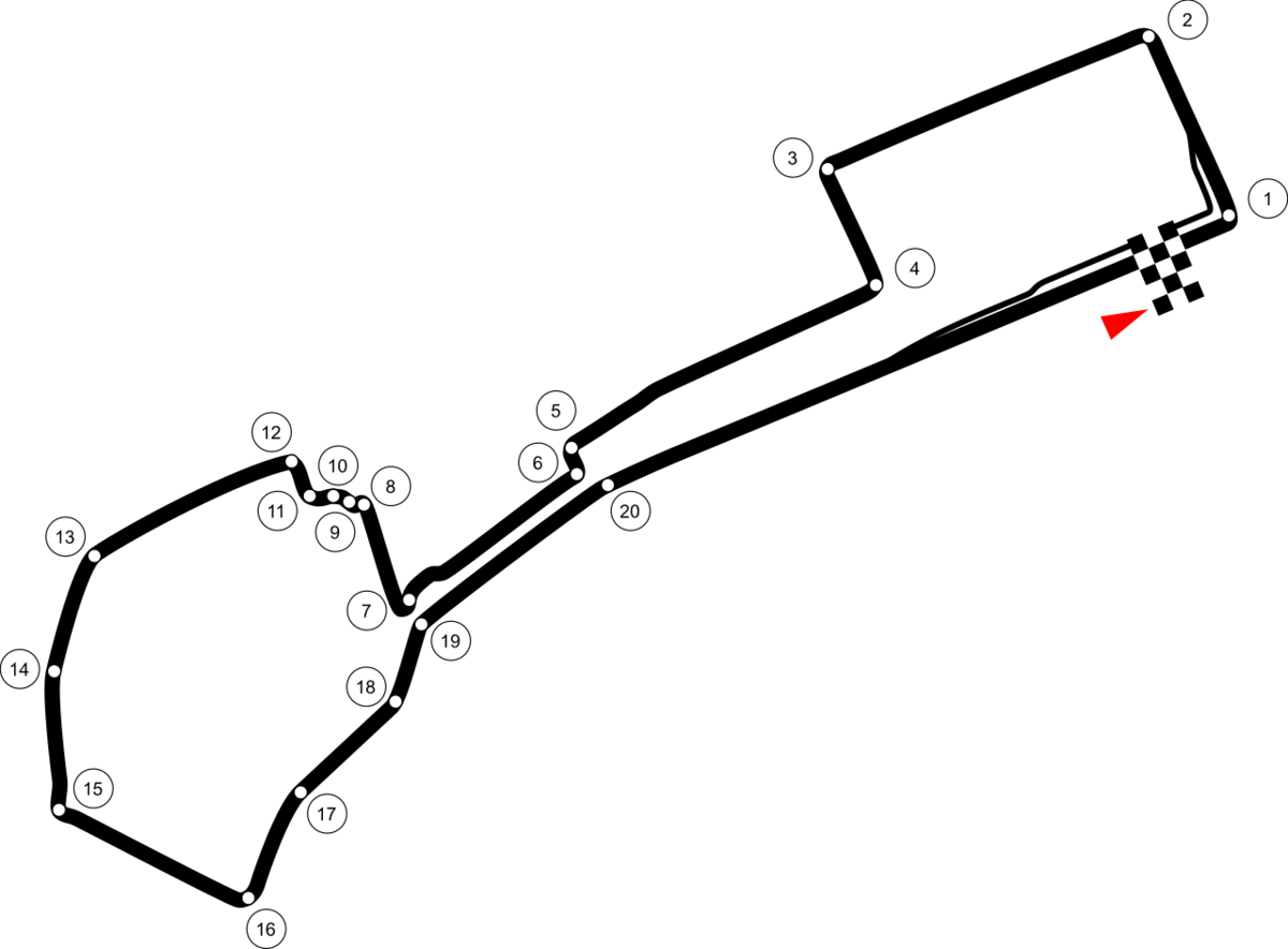 Трасса баку формула 1 схема