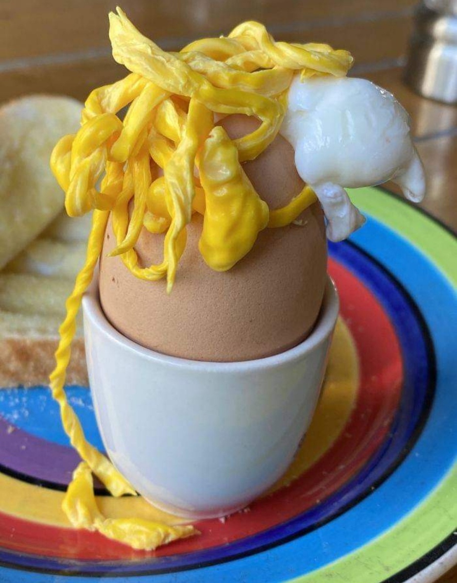 Это яйцо на завтрак. 