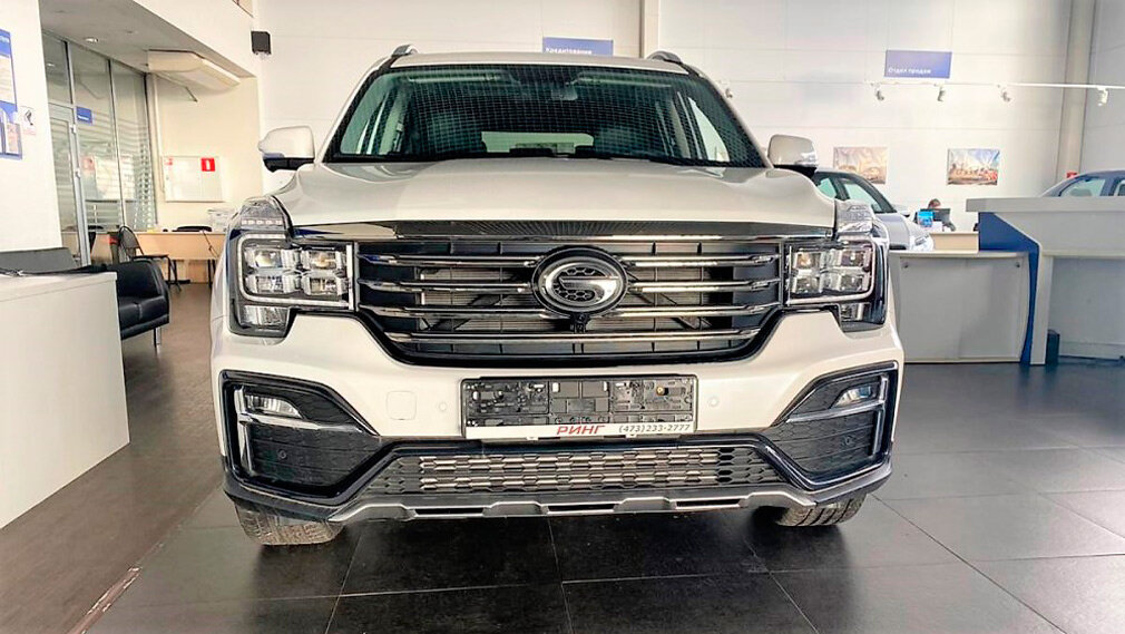 GAC GS8 в будущем дилерском центре в Воронеже. Фото:китайские-автомобили.рф