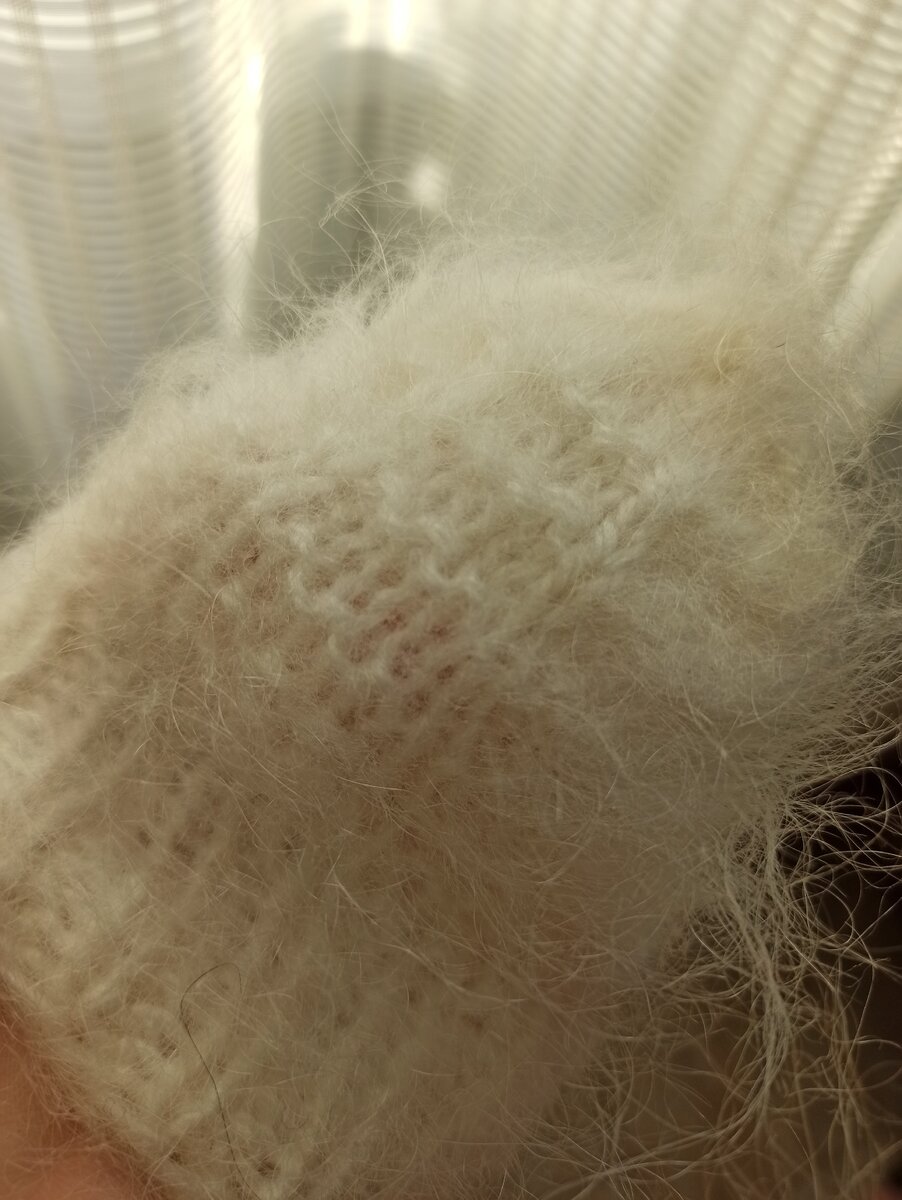 Пуховые рукавички