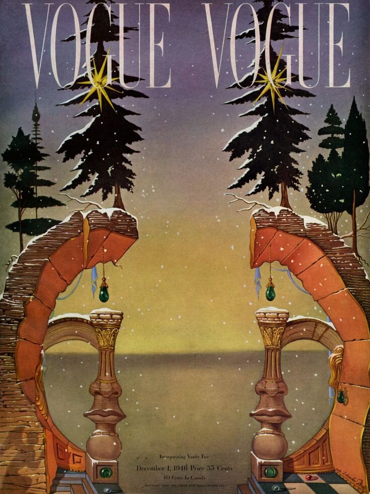 Обложка авторства Дали для Vogue, 1946