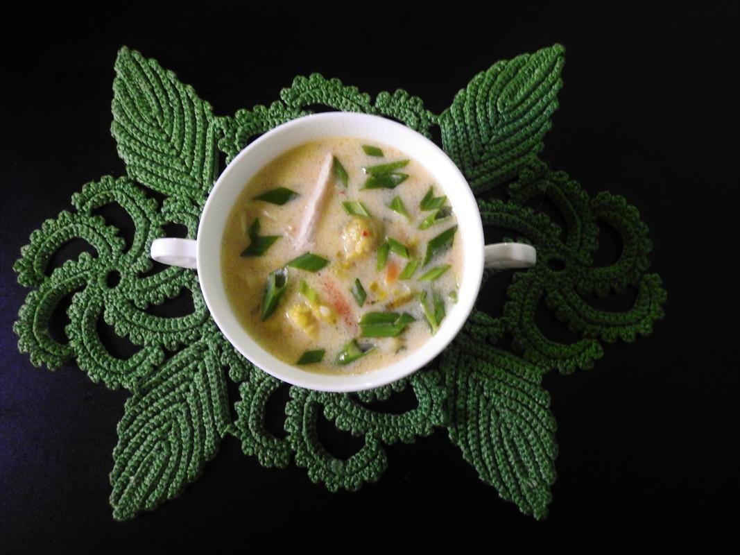 Суп с брюссельской капустой