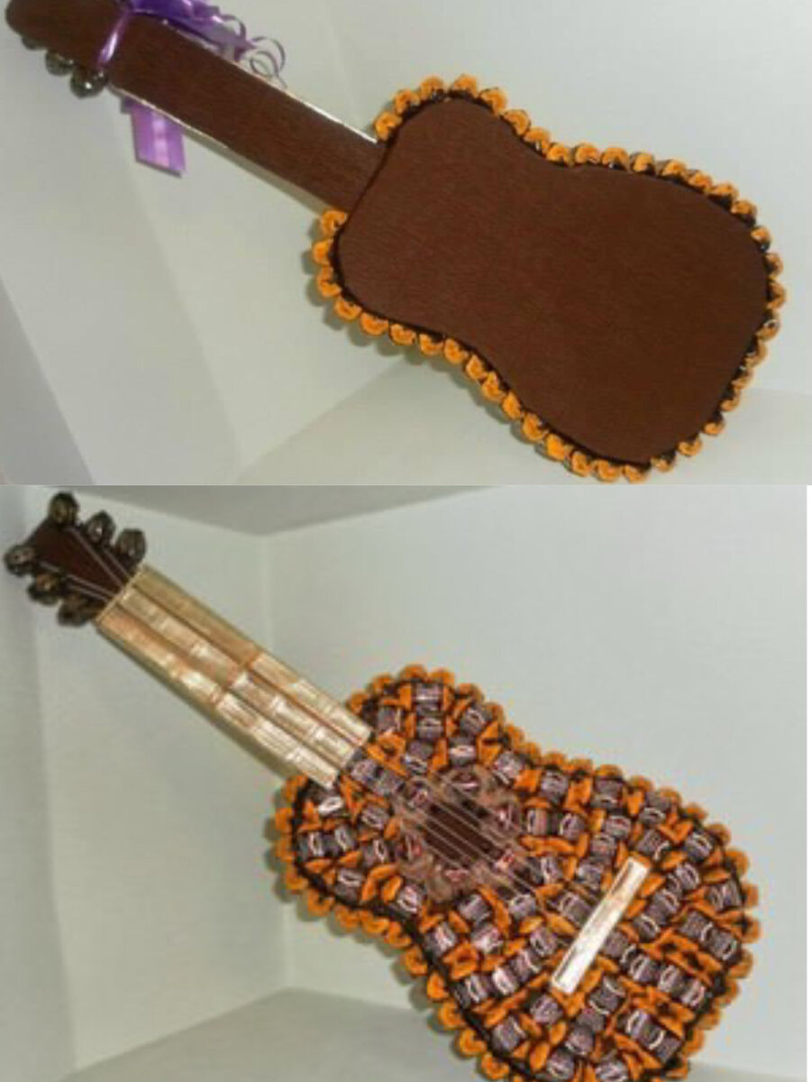 Это основной макет нашей будущей гитары. 