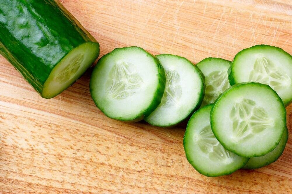 Картинка порезанный огурец