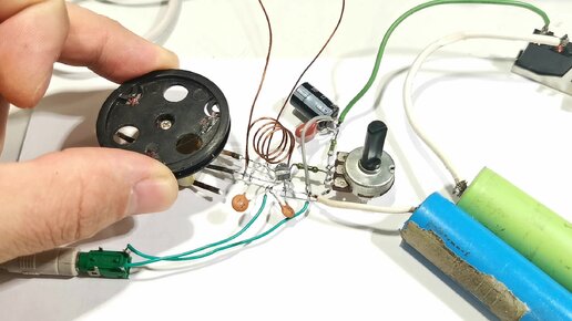Однотранзисторный радиоприемник прямого усиления 0-V-0