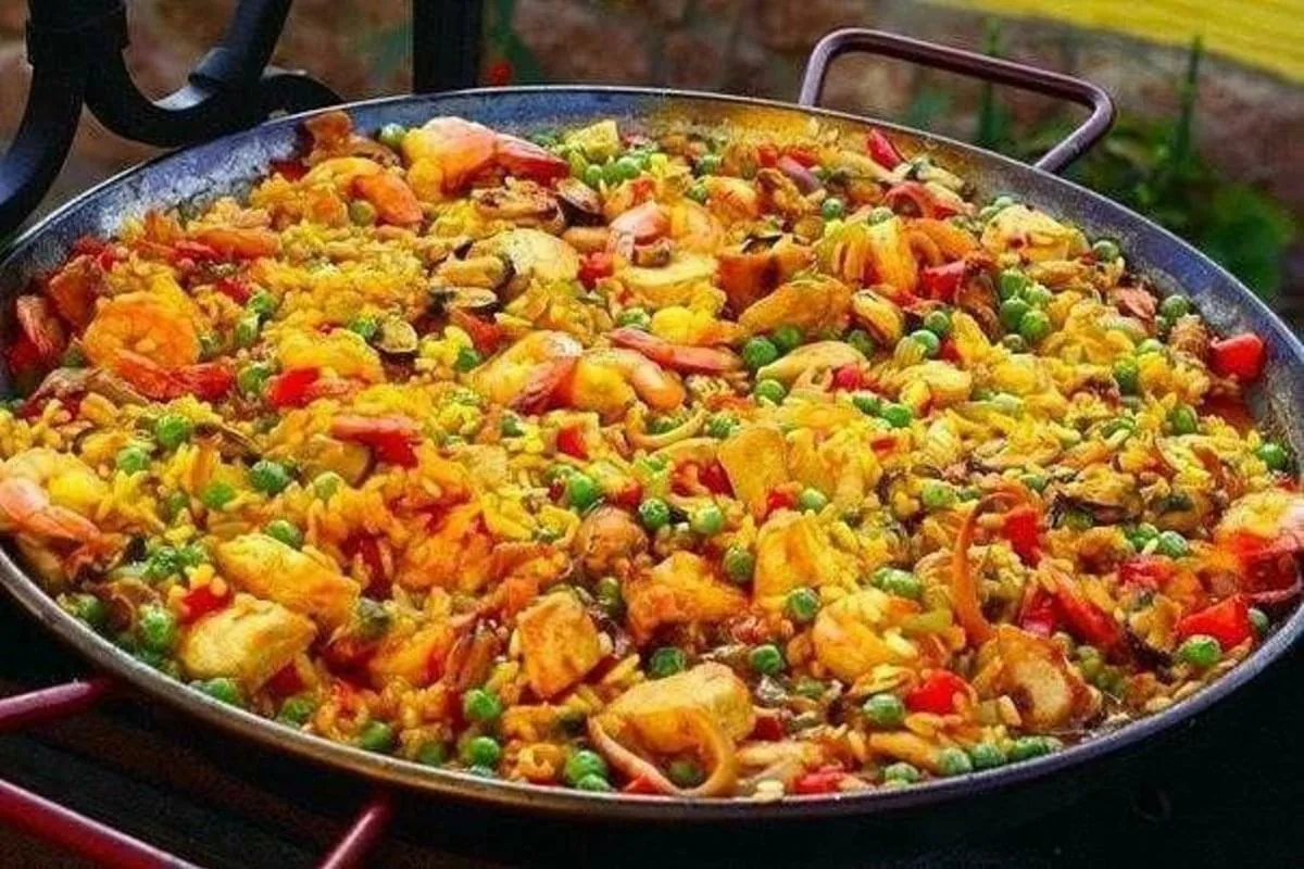 Паэлья с курицей рецепт с фото