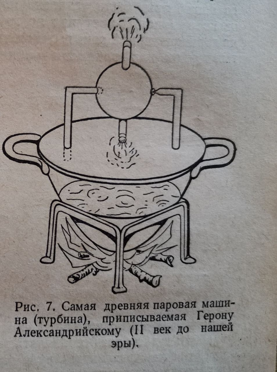 Самая древняя паровая машина, ещё из 2 века до н. э. Но увы, тогда было развито рабство и это мешало прогрессу идти вперёд :(