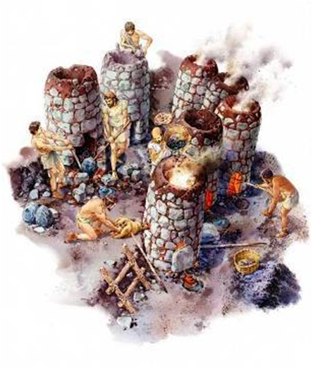 выплавка бронзы