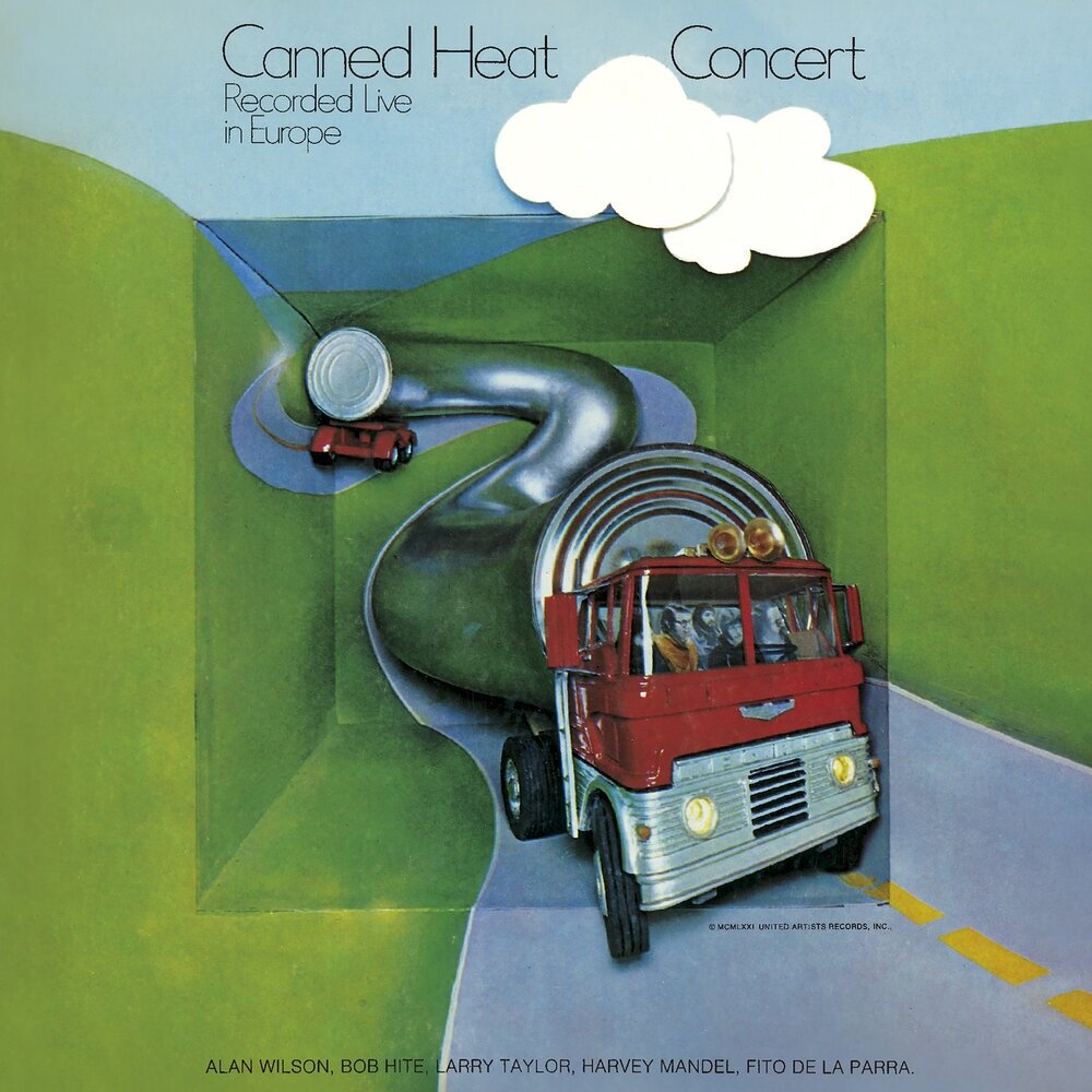 Canned Heat. Recorded Live In Europe 1970. Обложка альбома.