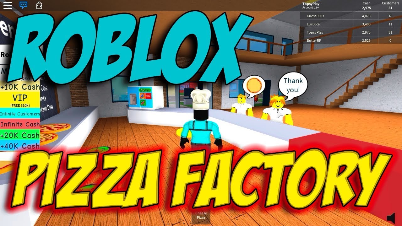 Создаю Ресторан пиццы в Роблоксе Roblox Pizza Factory