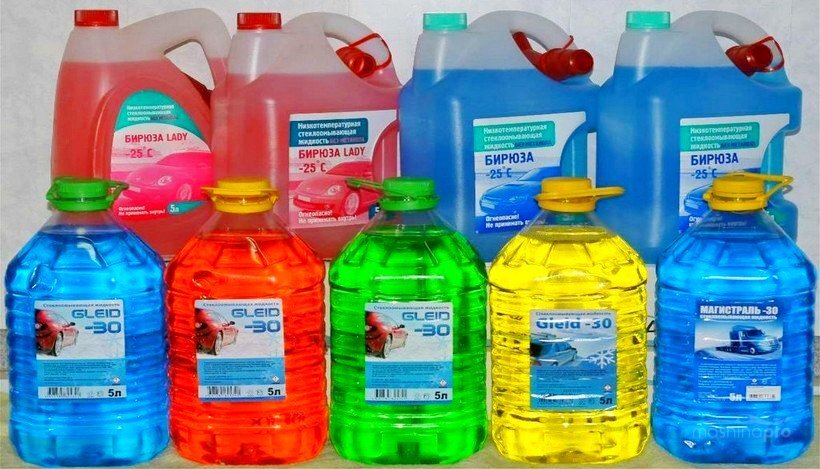 Незамерзающая жидкость для омывателя авто