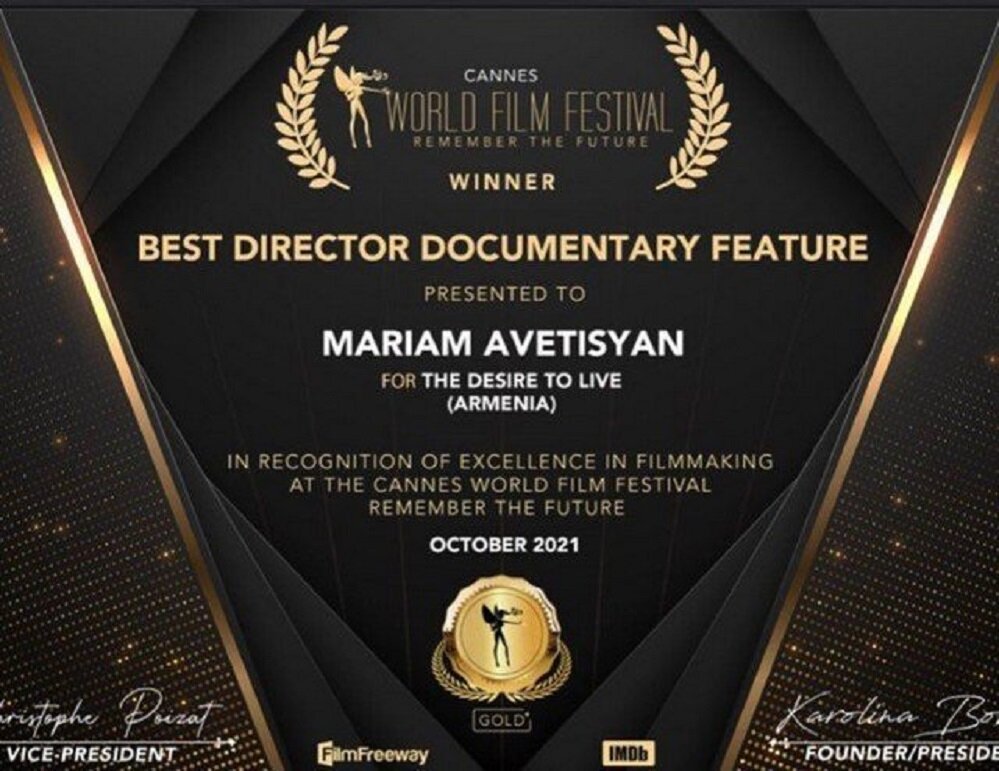 Документальный сериал «Желание жить» о послевоенной жизни в Нагорном Карабахе кинорежиссёра и репортёра Мариам Аветисян