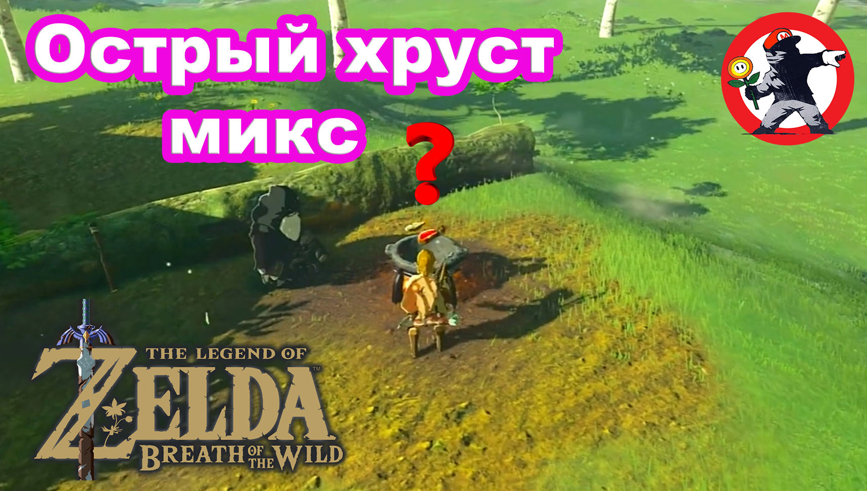 Приготовление острого хруст микса. The Legend of Zelda Breath of the Wild.