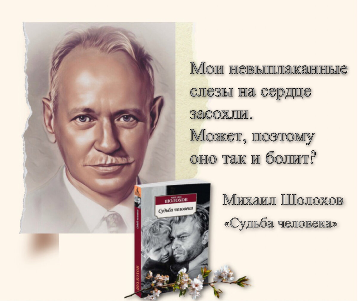 На то ты и мужчина, на то ты и солдат, чтобы все вытерпеть, все снести,  если к этому нужда позвала». (Михаил Шолохов) | Книжный мiръ | Дзен