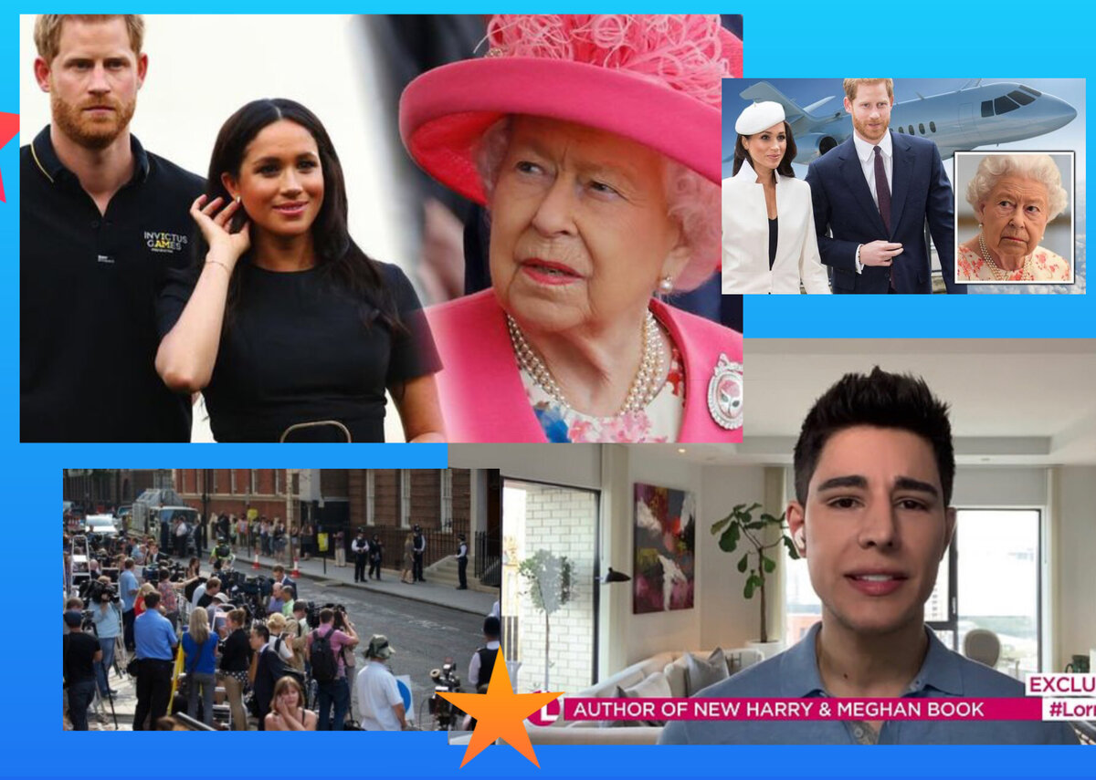 пресса и королева ждут сегодня прилета Гарри с семьей в Лондон 