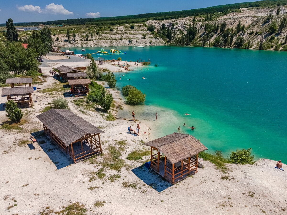 Марсианское озеро в Крыму на карте