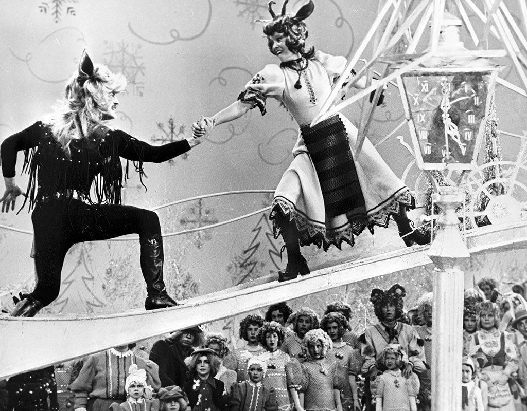 Михаил Боярский и Людмила Гурченко на съемках советско-румынско-французского фильма-сказки «Мама», 1976 год. Фото: РИА «Новости»