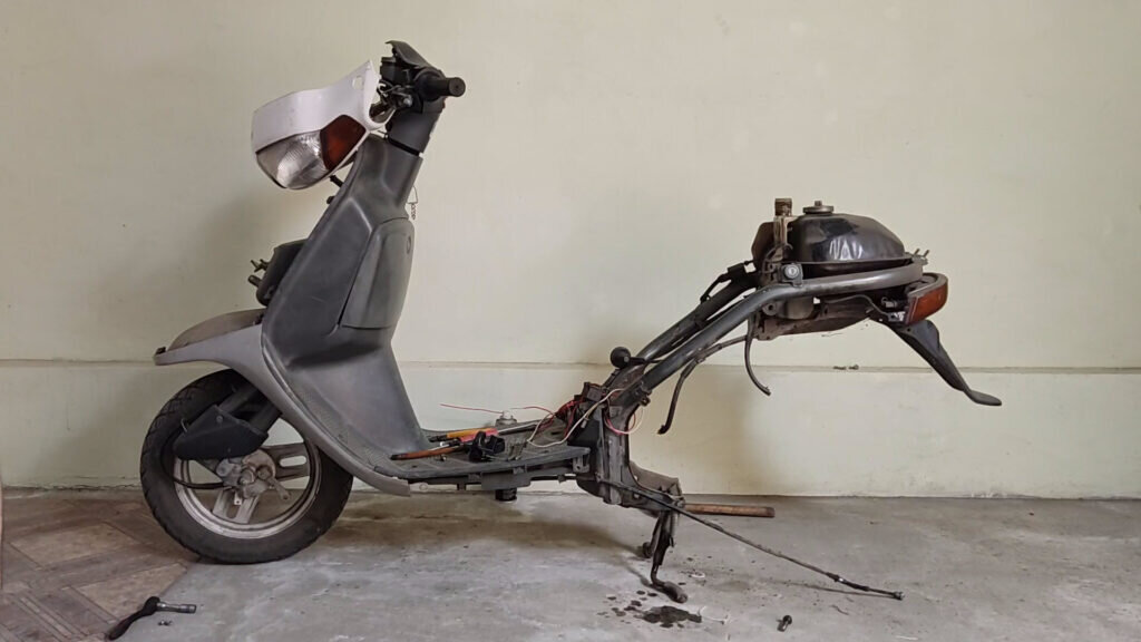 Самодельный скутер (78 фото)