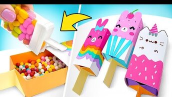 Необычные коробочки-оригами для сладостей